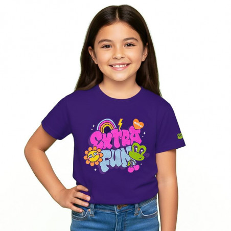 PLAYERA BÁSICA INFANTIL - MK EXTRA FUN