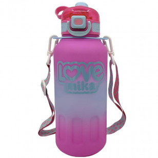 BOTELLA PLAST HUGE - MK CORAZONCITOS