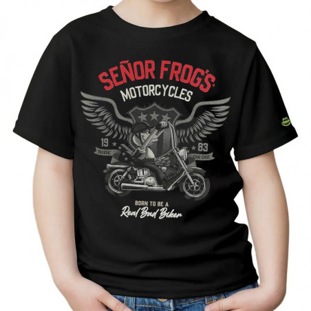 PLAYERA BÁSICA INFANTIL - SF OLD SCHOOL BIKER CH