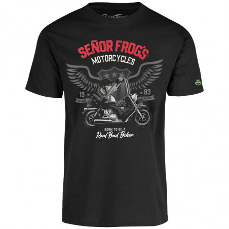 PLAYERA BÁSICA ALGODÓN - SF OLD SCHOOL BIKER