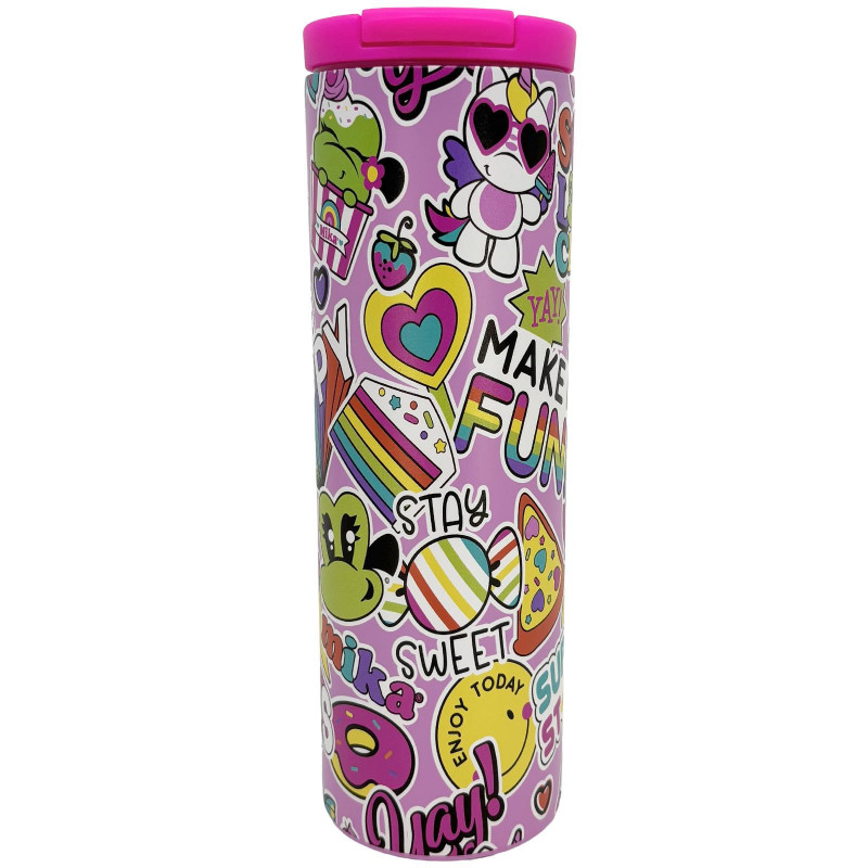 VASO ALTO TORNASOL 500 ML - MK STICKERS PARTY