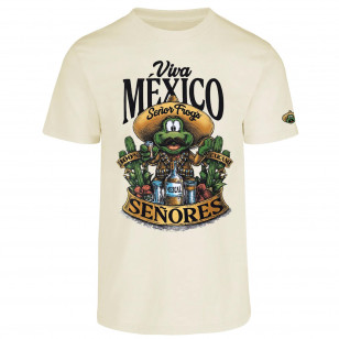 PLAYERA BÁSICA ALGODÓN - SF VIVA MEXICO SEÑORES