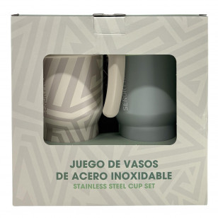 SET 2 VASOS LAO CON ASA - SF GEOMETRIC COLOR