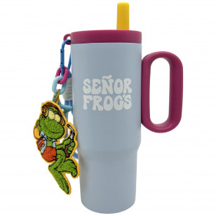 VASO CON HUGE CHARM - SF HIPPIE FROGS