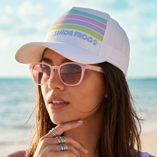 GORRA DAMA CURVA - SF COLOR STRIPE